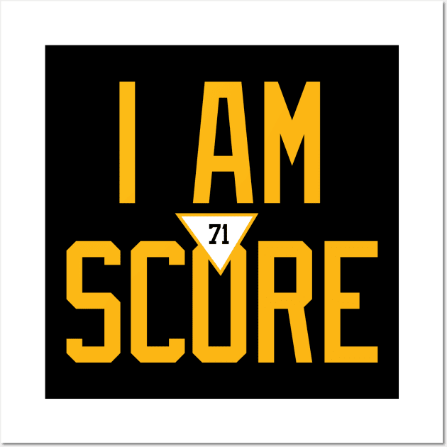 Evgeni Malkin, I Am Score - Pittsburgh Penguins Wall Art by Merlino Creative